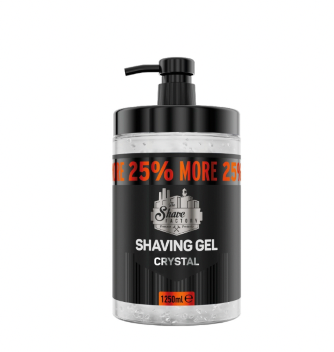 THE SHAVE FACTORY Shaving Gel 1250ml Crystal