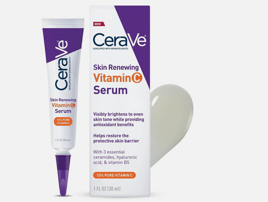 ORIGINAL CeraVe Vitamin C Serum Face Hyaluronic Acid, Skin Brightening 30ML