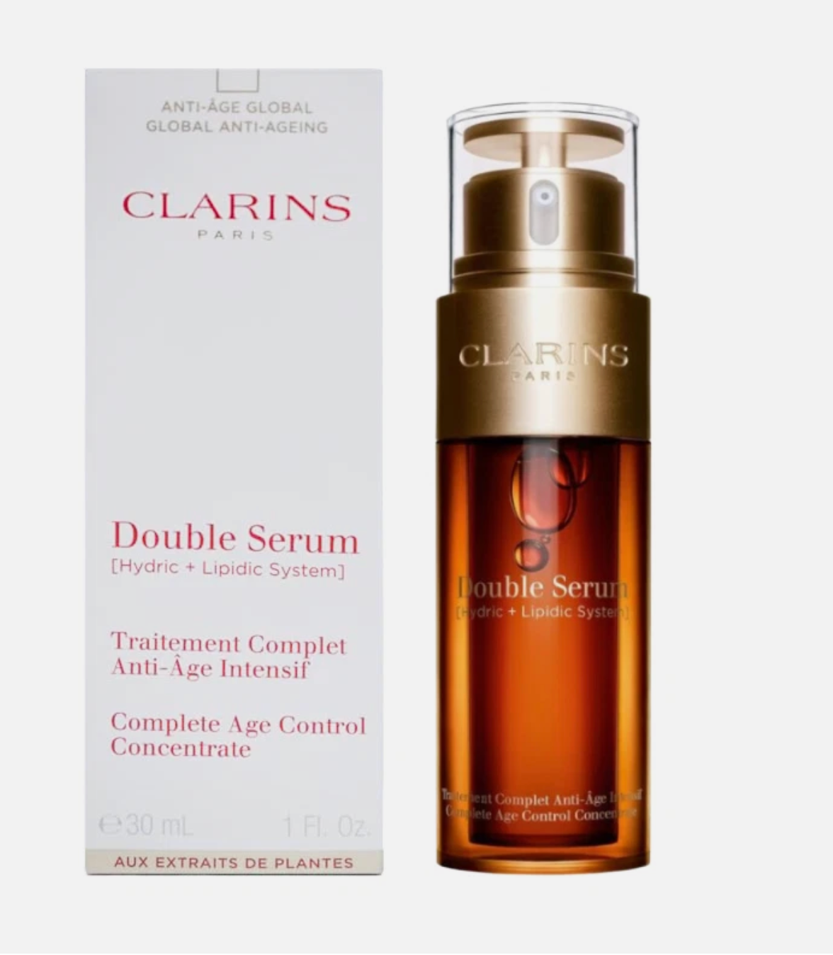 CLARINS Double Serum Complete Age Control 30 ml Anti-Aging Serum Original