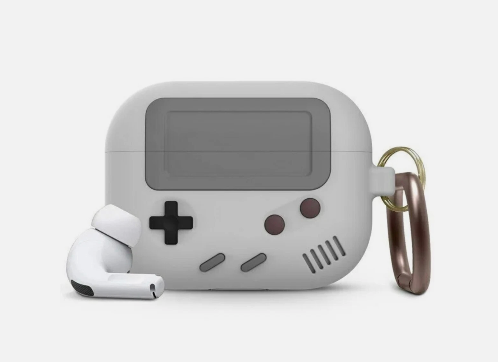 Retro Gameboy Case kompatibel mit AirPods Pro 🎮 Silikon Schutzhülle Cover