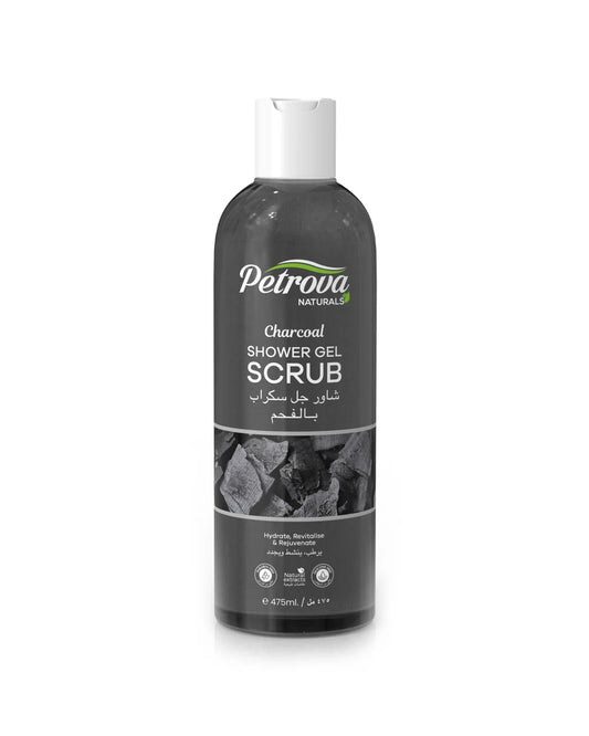 Petrova Charcoal Shower Gel Scrub 475ml